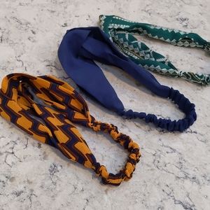 Bandeau headbands set of 3